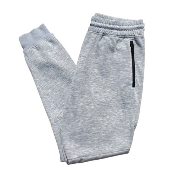 Men's Brooklyn Marled Gray Jogger Sweatpants - Picture 3 of 12